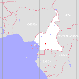 カメルーン地図