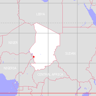 チャド地図