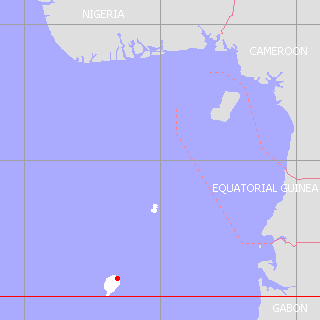 サントメ・プリンシペ地図