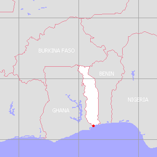トーゴ地図