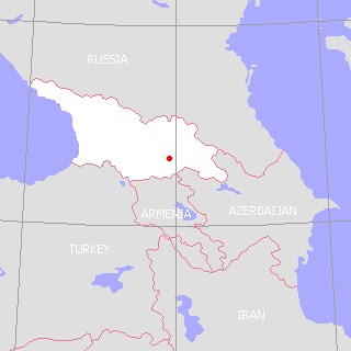 グルジア地図