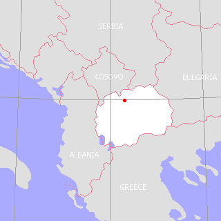 マケドニア地図