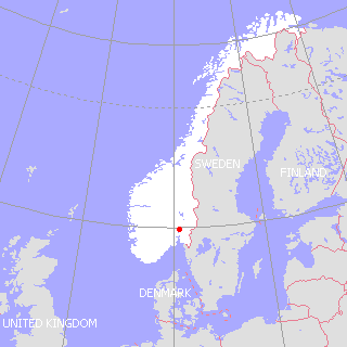 ノルウェー地図