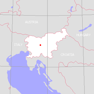 スロベニア地図