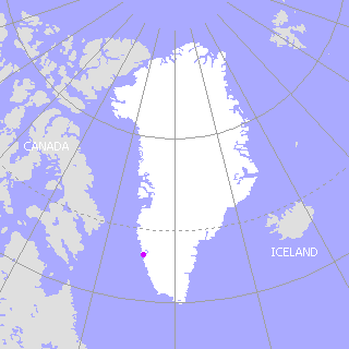 グリーンランド地図