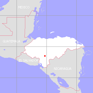 ホンジュラス地図