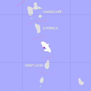 マルティニーク地図