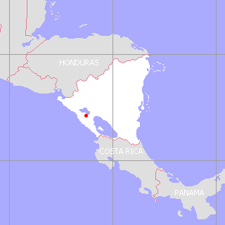 ニカラグア地図