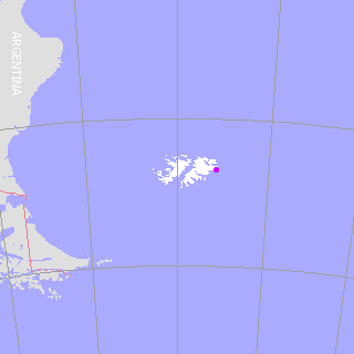 フォークランド諸島地図